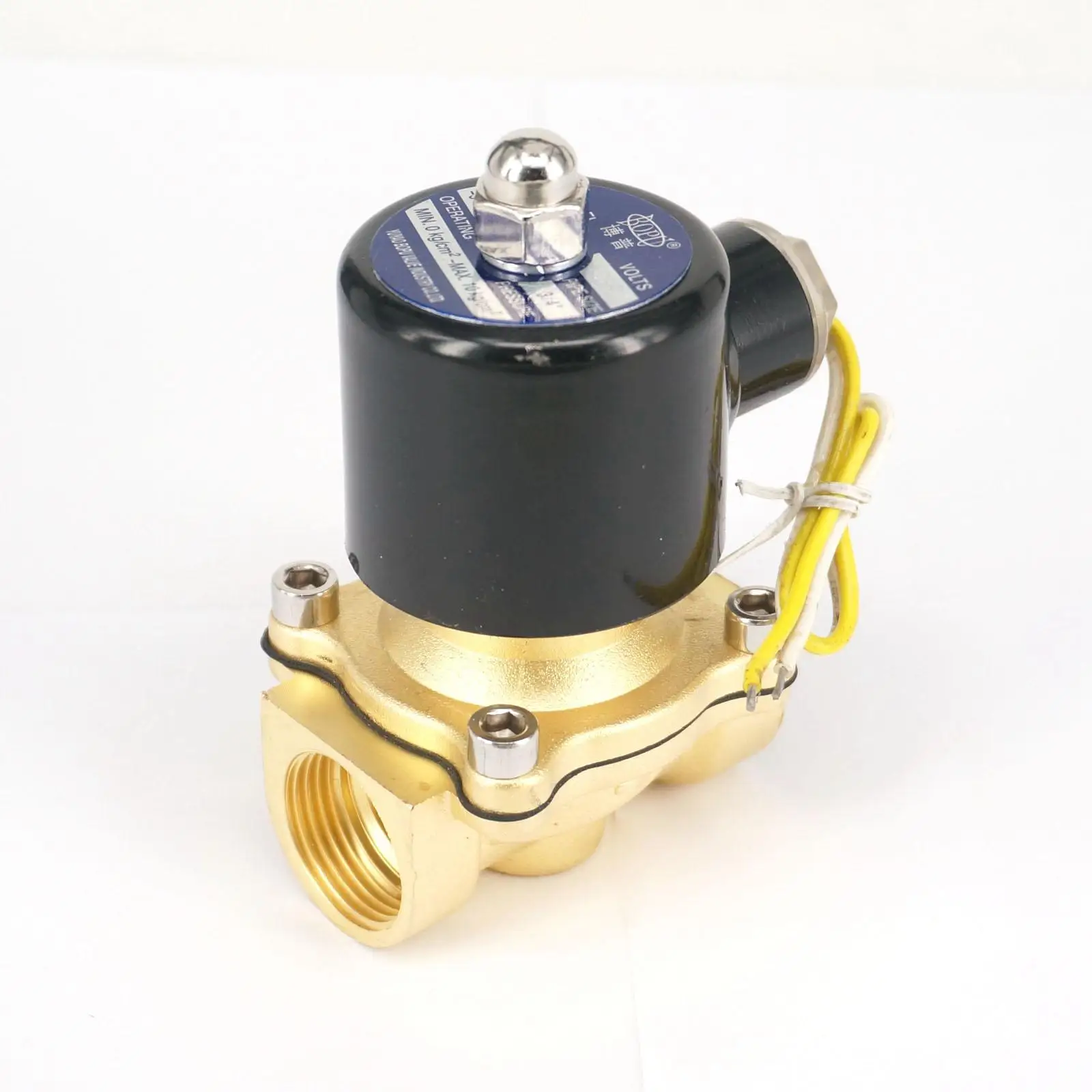 2W-200-20 3/" BSP N/C 12VAC 24VAC/DC 36VAC/DC 110VAC 220VAC 380VAC 2 Порты и разъёмы Латунь Электромагнитный клапан воды Воздух Топливо