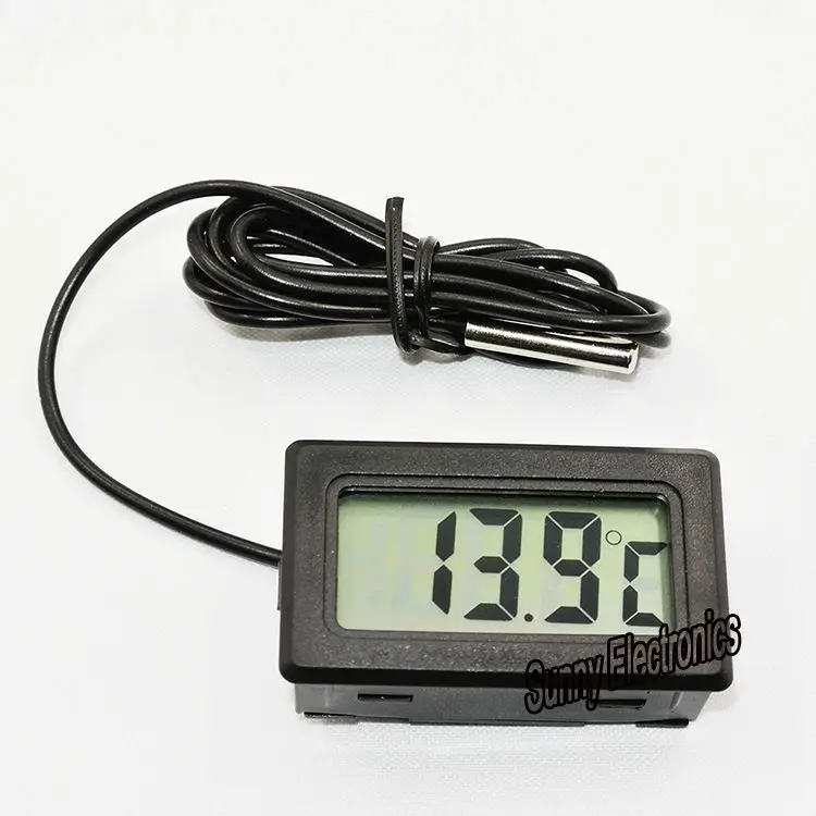 Digital LCD Probe Fridge Freezer Thermometer Thermograph for Refrigeratorin Temperature
