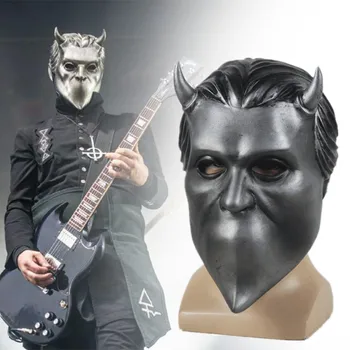 

Hot Nameless Ghost BC Rock Roll Band Cosplay Mask Ghoul Band Halloween Party Scary Full Face Masks Props For Adult Man