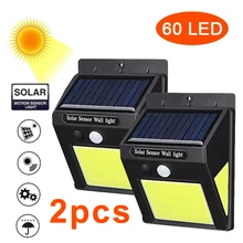 Уличный светильник COB 60LED светильник с управлением прочный светильник s солнечный открытый экологичный Прямая поставка