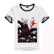 XHTWCY 2017 New Arrive Free Shipping Tokyo Ghoul Kaneki Ken Anime Cartoon Cosplay T Shirt