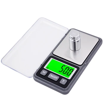 

New Arrival 1000g 0.1 Large Screen Electronic Scales Digital Pocket Jewelry Weight Balance Scale With Green backlight 20%off