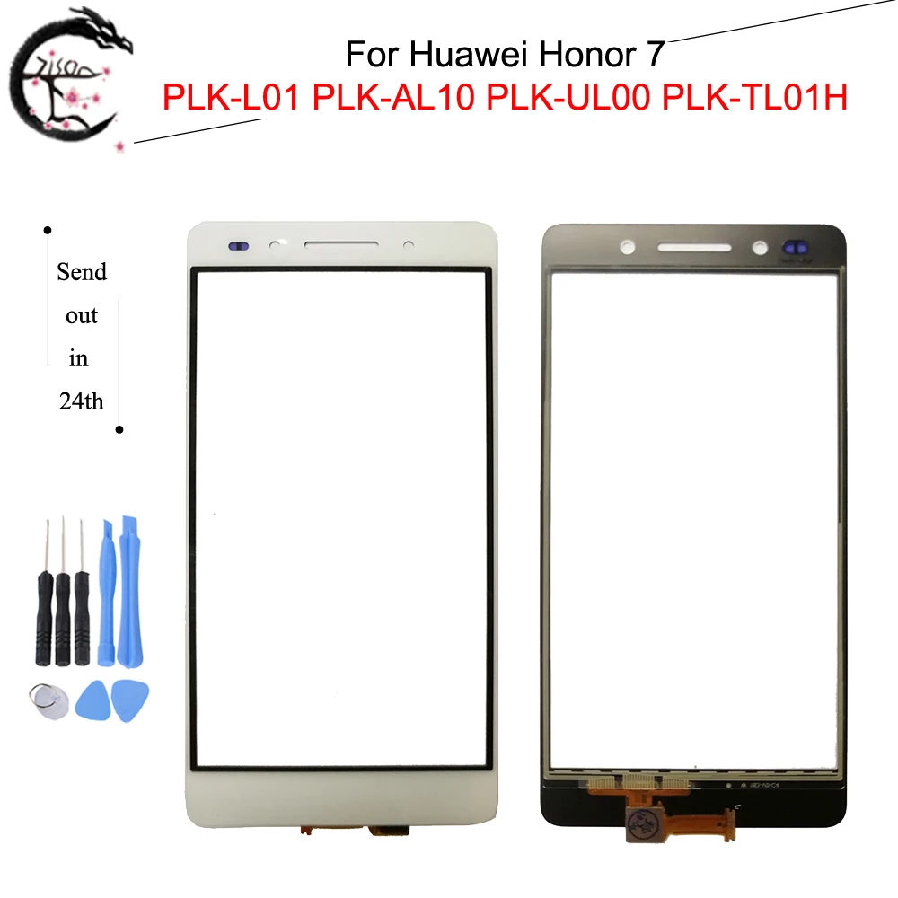 

Touch Panel For Huawei Honor 7 PLK-L01 PLK-TL01H PLK-AL10 UL00 Touch Screen Outer Glass With Flex Cable Honor 7 Sensor Digitizer