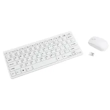 Reliable 2.4G wireless keyboard teclado Luxury Ultra Slim Mini 2.4G Wireless Keyboard Mouse Kit For PC Laptop