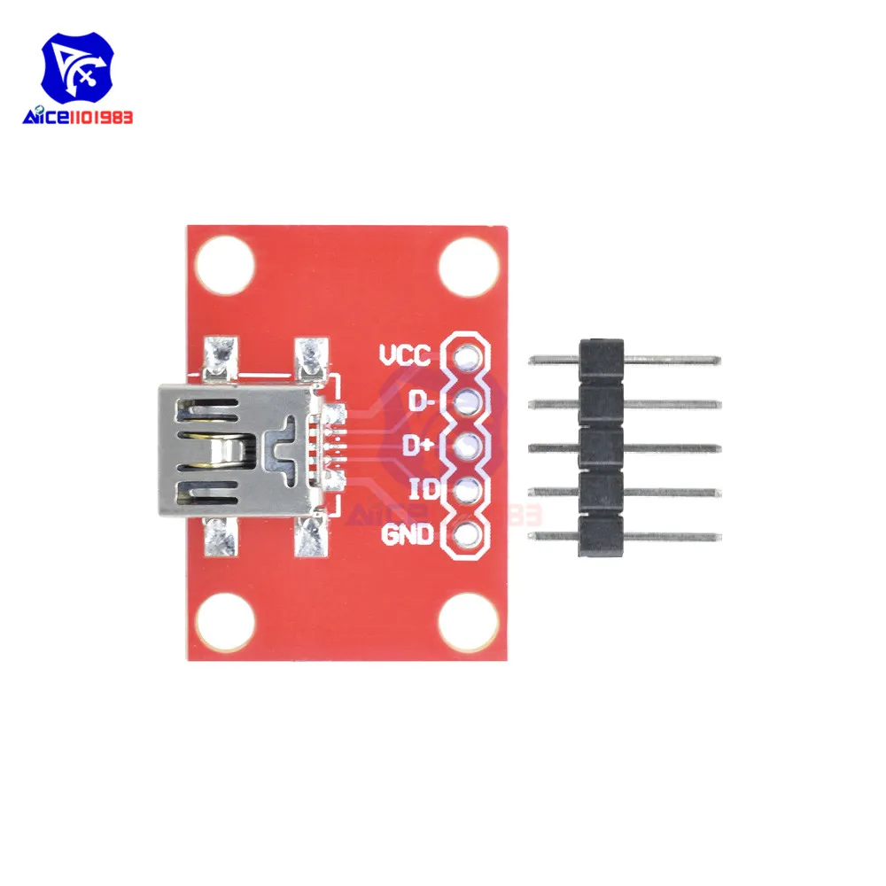 

Mini USB Breakout Board Power Charging Converter Module with Pin