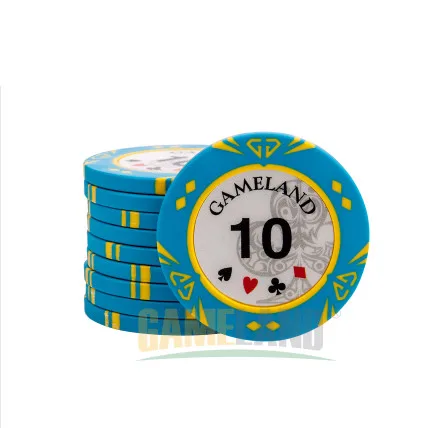 Покерные чипы, новые профессиональные чипы для казино, алмазная глина d14g+ железные фишки для казино, Техасский Холдем, покер,, Фиш де покерный набор - Цвет: 10