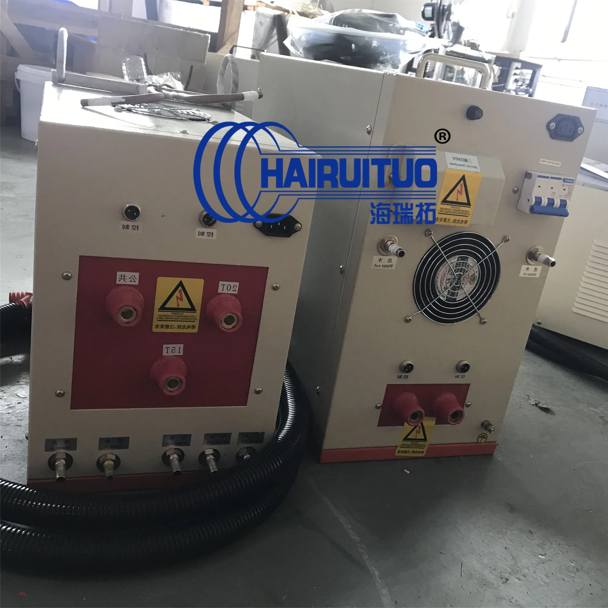 20KW induction heating machine for welding and quenching Ultrahigh frequency induction heater machine