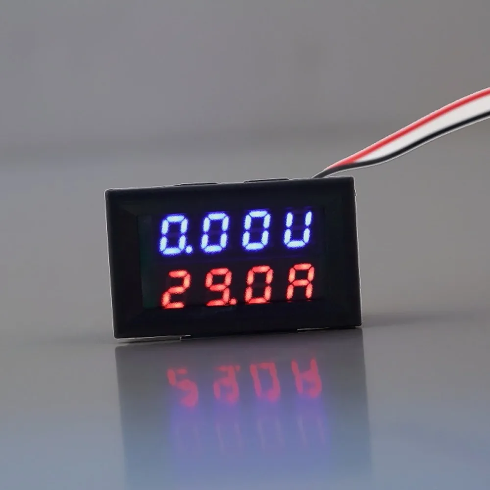 

NEW DC 0-100V/10A Ammeter Voltmeter Gauge Amperemeter Volt Meter Car LED Tester Digital Current Voltage Monitor Drop Shipping