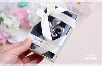 

wedding favor gift and giveaways for man guest -- Fleure De Lis Wine Opener wedding bridal shower favor 50pcs/lot