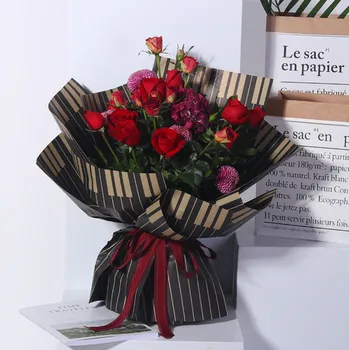 

Piano Korean Flower Wrapping Paper Floral Packaging Paper Florist Bouquet Material Gift Packaging Supplies 20 Sheets