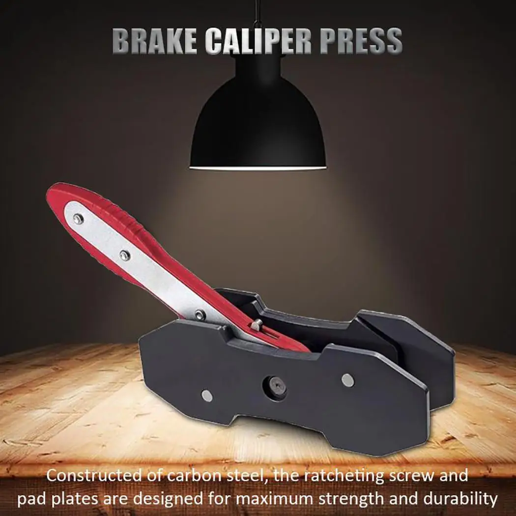 

Brake Caliper Press Car Ratchet Brake Tools, Cylinder Adjustment Group Piston Steel Plates Caliper Spreader Tool
