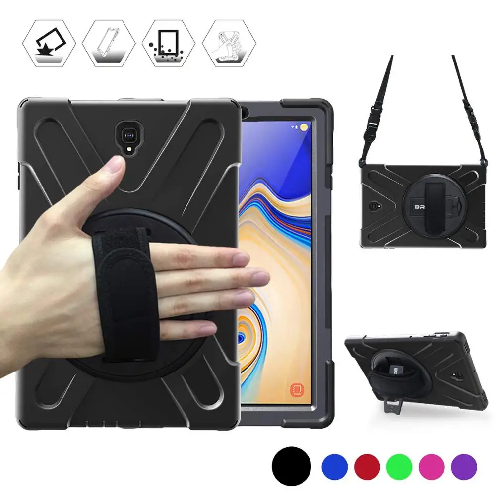 

Conelz For Samsung Galaxy Tab S4 10.5'' T830/T835 Tablet Case Hybrid Shockproof Heavy Duty Defender Armor Case Kickstand Strap