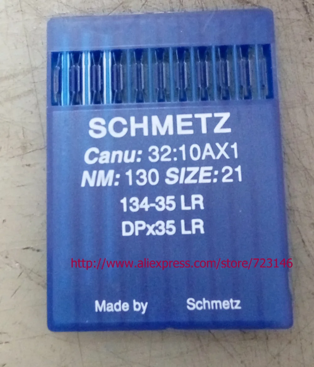 100 шт. хорошее качество промышленных Вышивание машины иглы использовать в schmetz canu: 32: 10ax1 134-35 LR dpx35 LR
