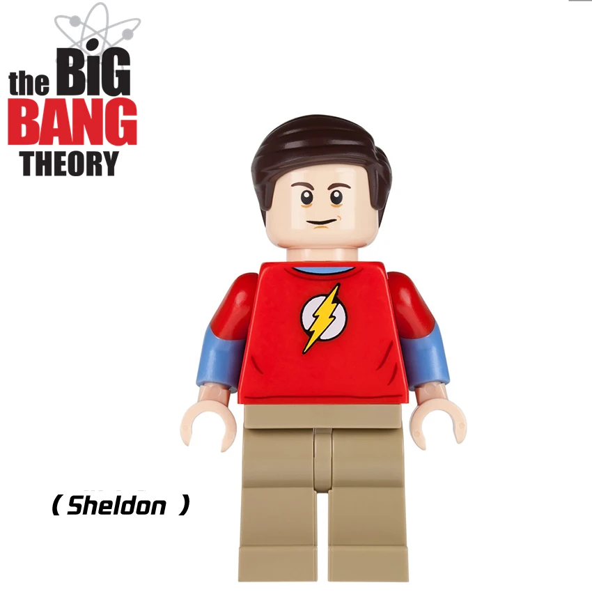 

SingleSale TV THE BIG BANG Theory TBBT 21302 Sheldon Cooper Leonard Penny Howard Building Blocks Minifigures Kids Gifts Toys