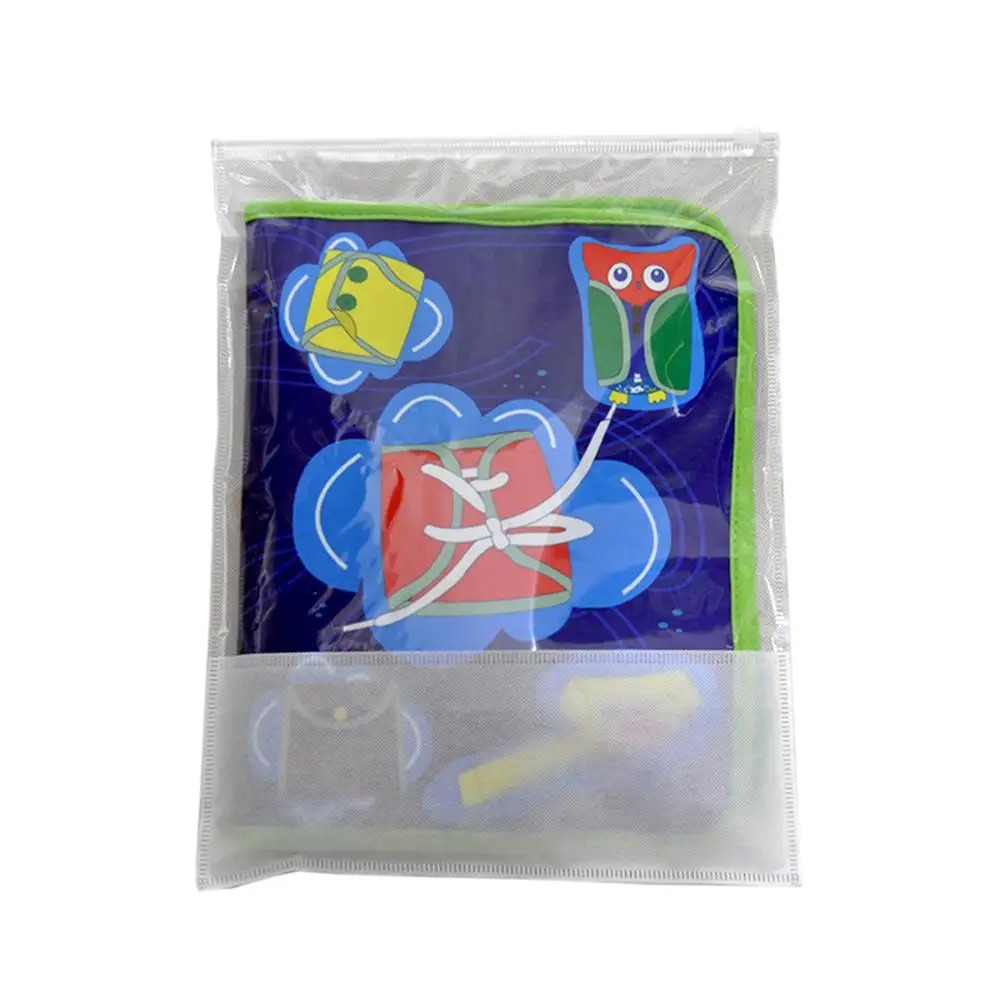  Owl Cabinet Toy Early Education Baby Cloth Educational Teaching Board Child Education Puzzle Assemb - 33042910303