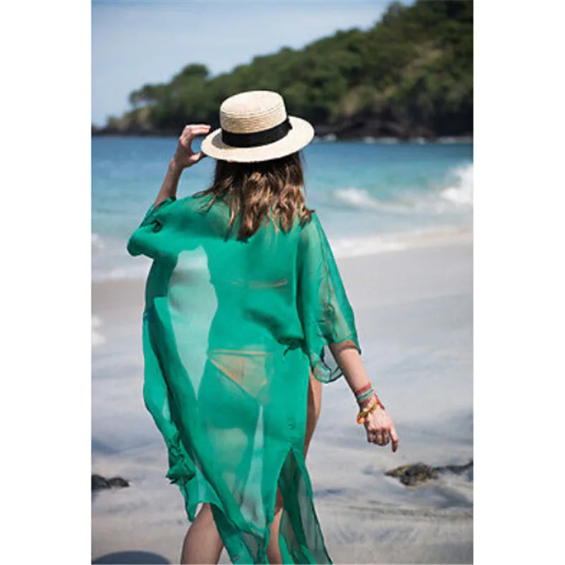 Sexy Sarongs Bikini Beach Tunic Crochet Beach Cover Up Bathing Suit Women Cover-Ups pareo cover ups