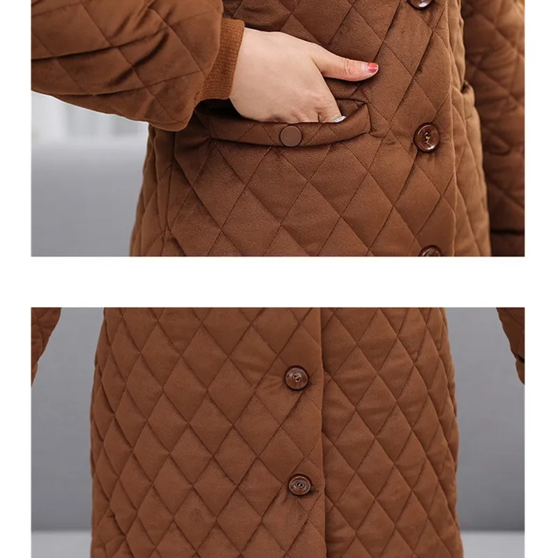 Cachemire red Moyen caramel Plus Femmes Hiver Âge Black Colour Automne La Veste Taille Des Fourrure D'or Velours Wine De Col Mode Outwear 2018 Manteau 6xl Coton BqqwT