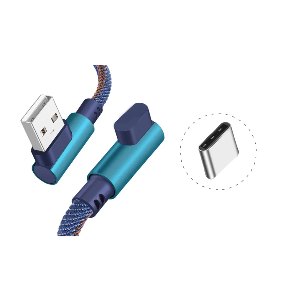 1 м Высокое качество практичный Тип C 90 градусов прямой угол USB 3 Синхронизация