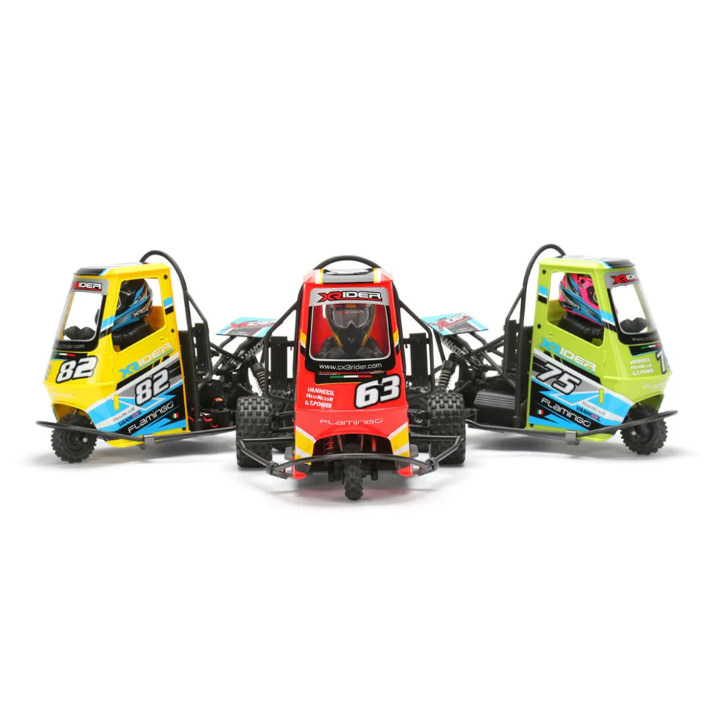 X-Rider Фламинго 1/8 2,4G 2WD Rc автомобиль Электрический трехколесный велосипед RTR модель 2 в 1 ESC высокая скорость RC автомобиль открытый автомобиль игрушки