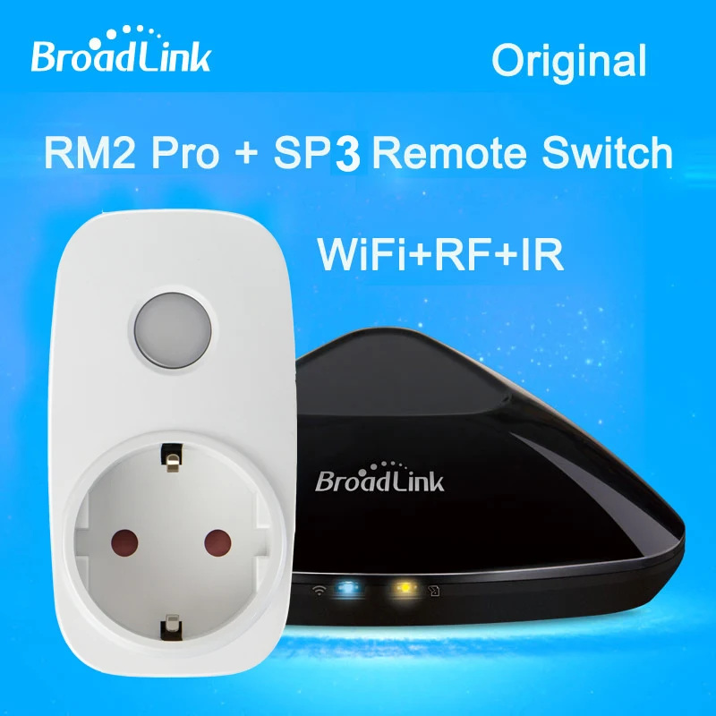 Prix pour D'origine broadlink rm2 rm pro wifi téléphone maison intelligente télécommande + sans fil intelligent télécommande prise sp2 kit Prix pour D'origine broadlink rm2 rm pro wifi téléphone maison intelligente télécommande + sans fil intelligent télécommande prise sp2 kit