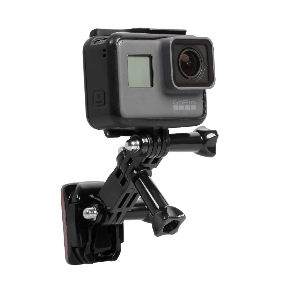 

Three-way Helmet Mount Adjustable Pivot Arm Screw Buckle Chest Strap Mount For Gopro Go pro 5 Hero Session xiaomi yi 4k Camera