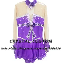 Горячая Распродажа платье для фигурного катания для девочек изящное Новое Брендовое Фигурное катание на льду платье для соревнований DR2773