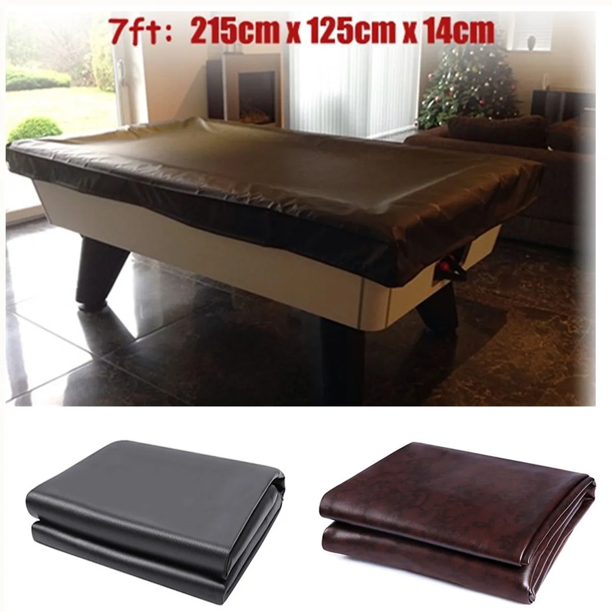 Us 15 61 17 Off 7ft Billiard Pool Table Cover Dust Proof Protective Cover Cloth For Snooker 7 Pool Table Billiard Cover Snooker Accessory In