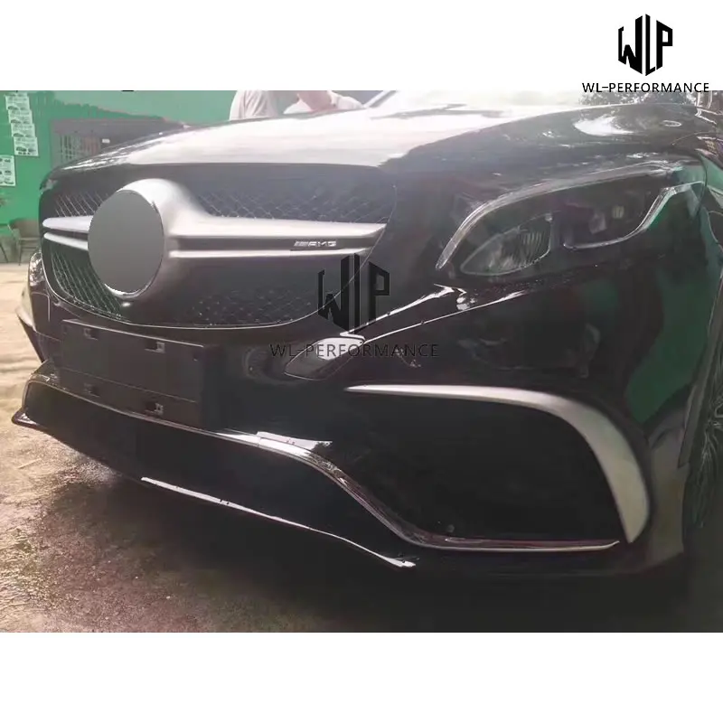 GLC200 260 300 PP Неокрашенный комплект кузова автомобиля передний и задний бампер