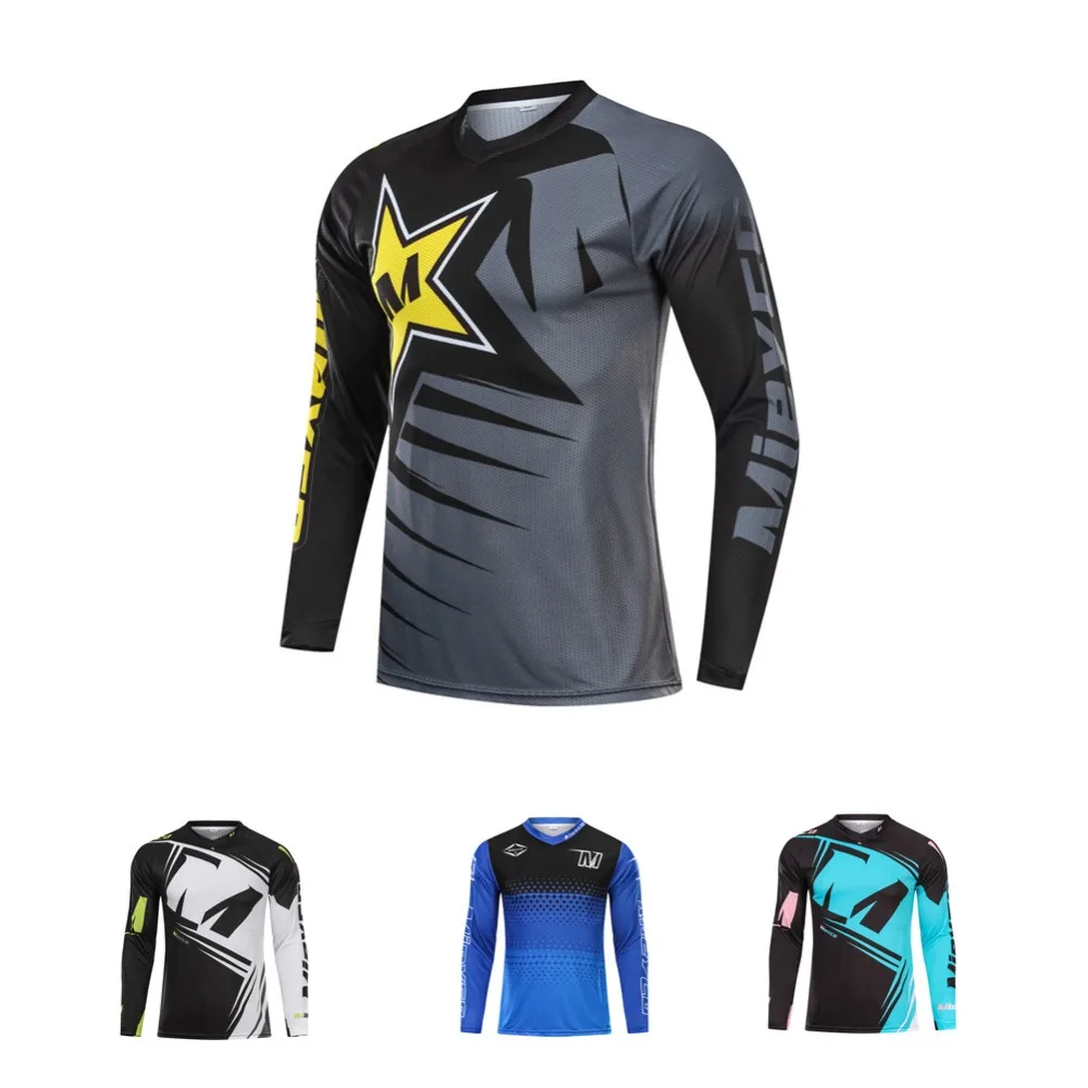 

Go Pro Jersey Downhill Camiseta Ropa mtb Long Sleeve Moto Jersey Mountain Bike Shirt Motorcycle Clothing Cycling Clothes Sports