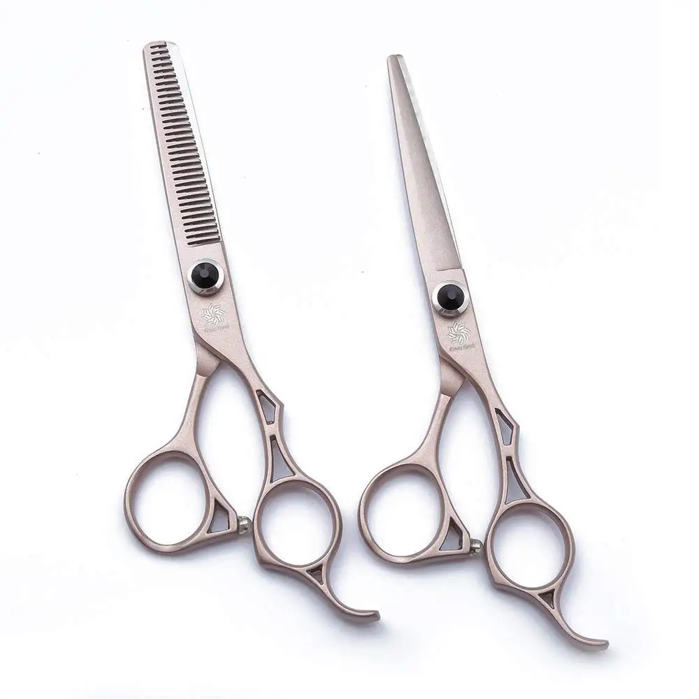 6'' Professional Hair Shears Kit Hair Cutting Scissors Barber