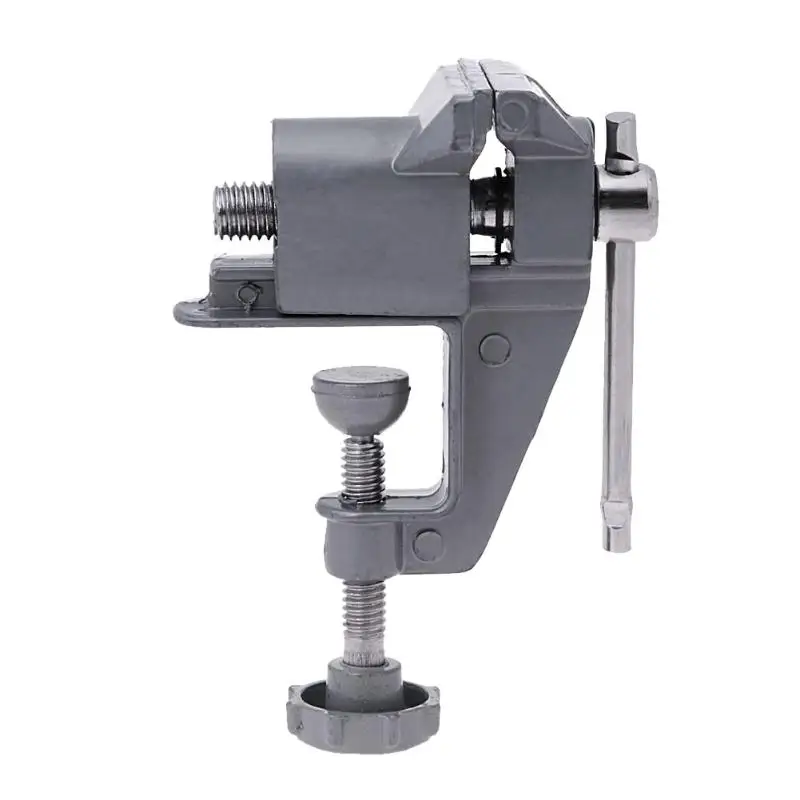 

30mm mini table vice aluminum alloy bench clamp vise screw for yourself jewelry craft mold fixed sync tool electric drill