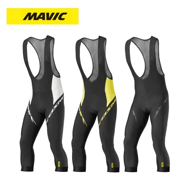 

Spring Cycling Mavic Cosmic Quick-dry 3/4 Cycling bib pants Breathable Cycling tights MTB Bicycle maillot bike pants