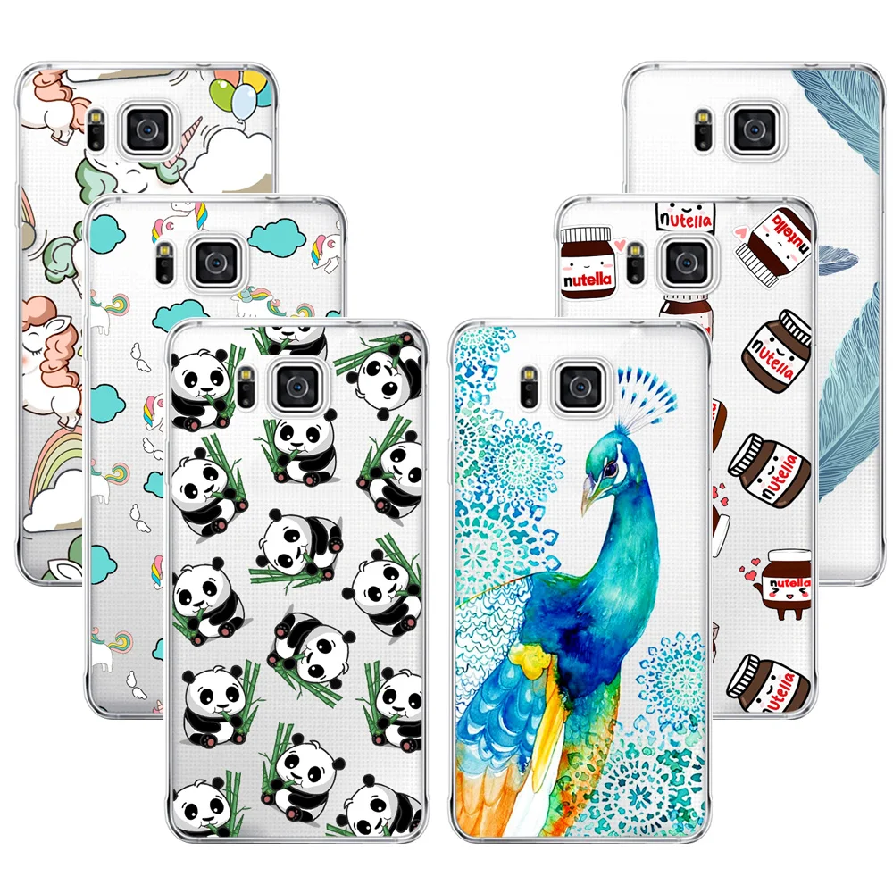 

Fashion Soft TPU Case For Samsung Galaxy Alpha G850 G850F G8508S Transparent Soft Silicone Cover Phone Cases For Samsung G850