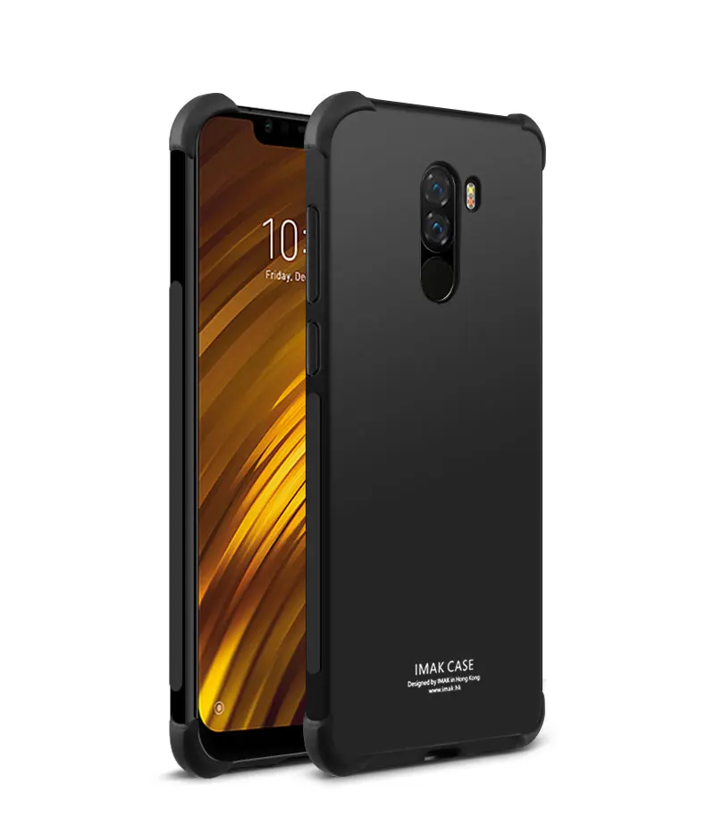 Xiaomi POCOPHONE F1 чехол Чехол IMAK ударопрочный противоударный силиконовый чехол TPU чехол для телефона для POCOPHONE F1