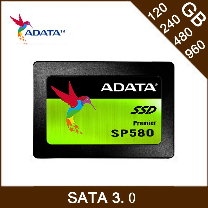ADATA Premier Sata3 SSD 120 ГБ 240 480 960G твердотельный накопитель жесткий диск SP580 2 5 дюйма 6 Φ TLC