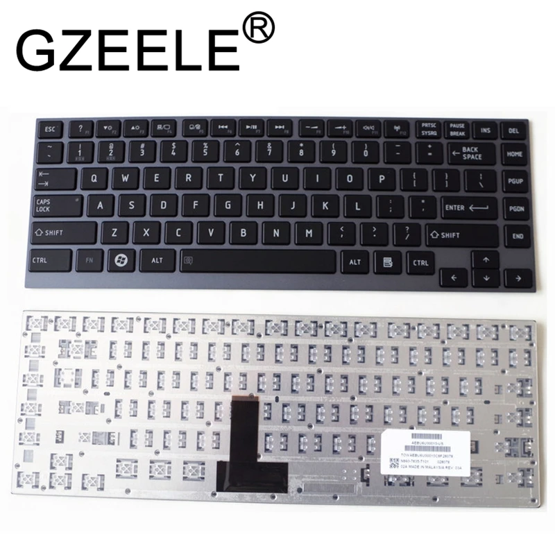  GZEELE US English keyboard for Toshiba Satellite U800W U845 U900 U920 U920T U925 U940 R830 Z935 U83