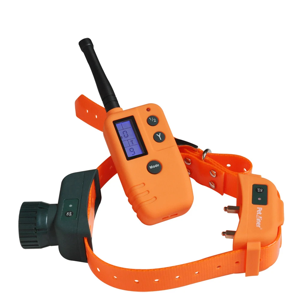 Petrainer 910 водонепроницаемый перезаряжаемый lcd электронный ударный дистанционный ошейник для дрессировки собак Электрический тренировочный ошейник для питомцев