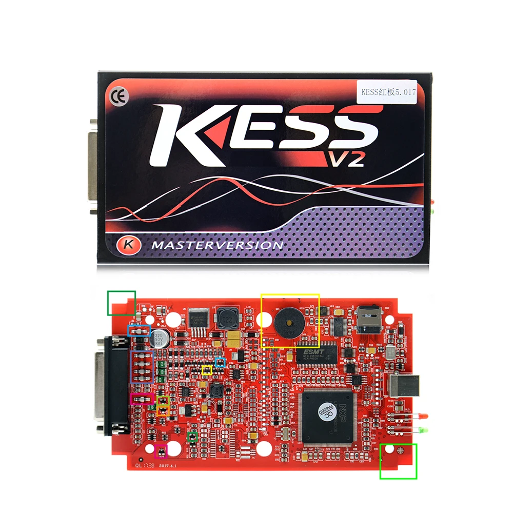 Новое поступление без жетонов Ktag K TAG V7.020 KESS V2 V5.017 SW V2.23 мастер ECU чип тюнинговый инструмент K-TAG 7,020 онлайн DHL бесплатно