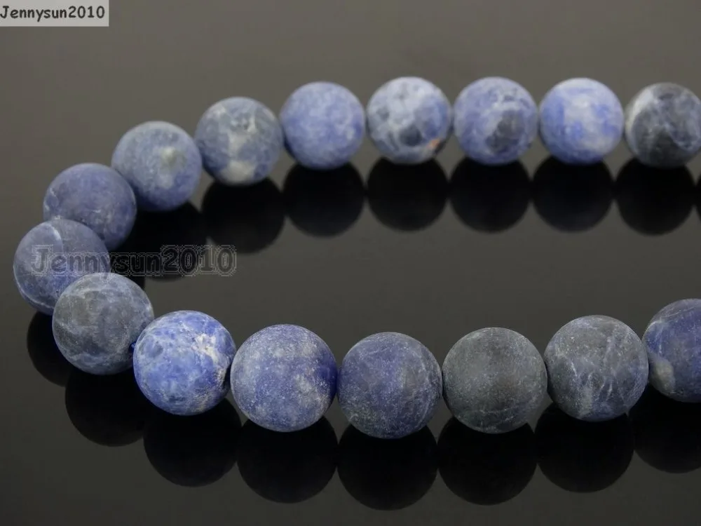 Natural Matte Frosted Gemstone Round Loose Beads 4mm 6mm 8mm 10mm 12mm 15" Pick Natural Matte Frosted Gemstone Round Loose Beads 4mm 6mm 8mm 10mm 12mm 15" Pick