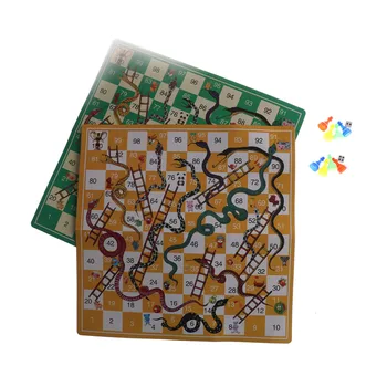 

1Pc Educational Folding Snake Chess Toys For Children Portable Snakes And Ladders Puzzle Game Preschool Training Birthday Gift