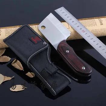 

Ebony handle tactical hunting knife Camping kitchen tool High carbon steel 5CR15 carving knife mini multi-function small knife