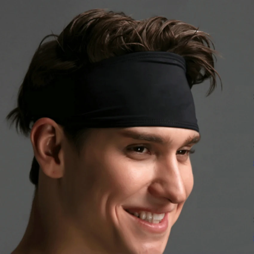High Quality Sports Sweatband Men Headband Women Yoga Hair Band