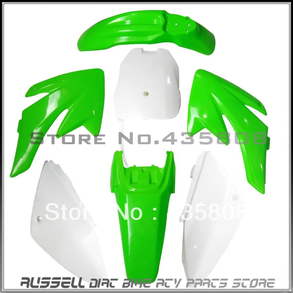 CRF70 Motorcycle Dirt Bike Body Plastic kits & PLASTIC Fenders For