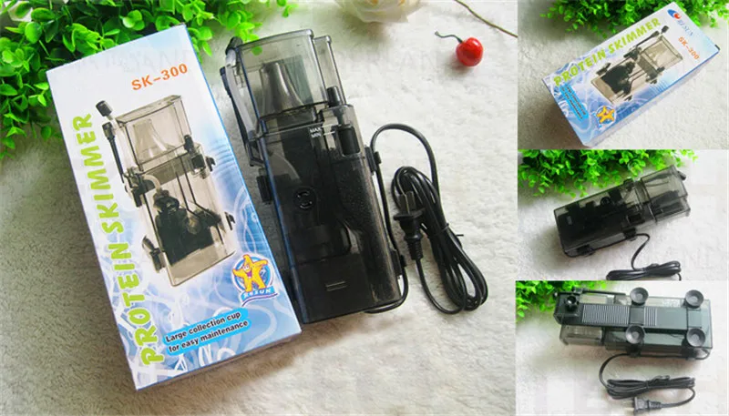 Система фильтров для аквариума протеиновых скиммеров 3 5 Вт 300 л/ч|resun sk-300|fish tank