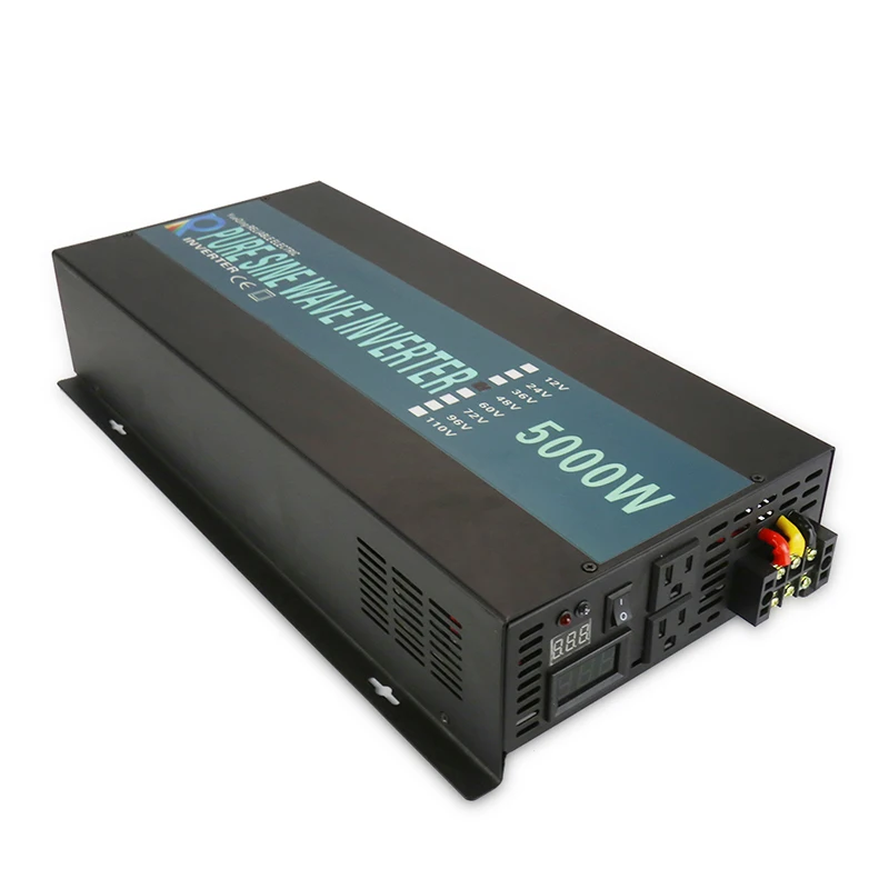 Pure Sine Wave Power Inverter 12V 220V 5000W Solar Panel Inverter Solar
