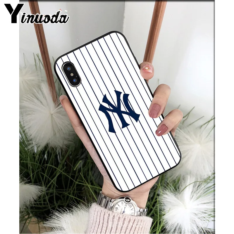 Yinuoda New York Yankees Boston Red Sox бейсбольный Мягкий ТПУ чехол для телефона iPhone X XS MAX 6 6s 7 7plus 8 8Plus 5 5S SE XR