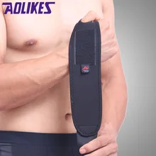 AOLIKES 1 шт. спортивный браслет Опоры для запястья Бретели для нижнего белья обертывания для Велоспорт Бег Тяжёлая атлетика Фитнес тренажерный зал Теннис стороны полосы