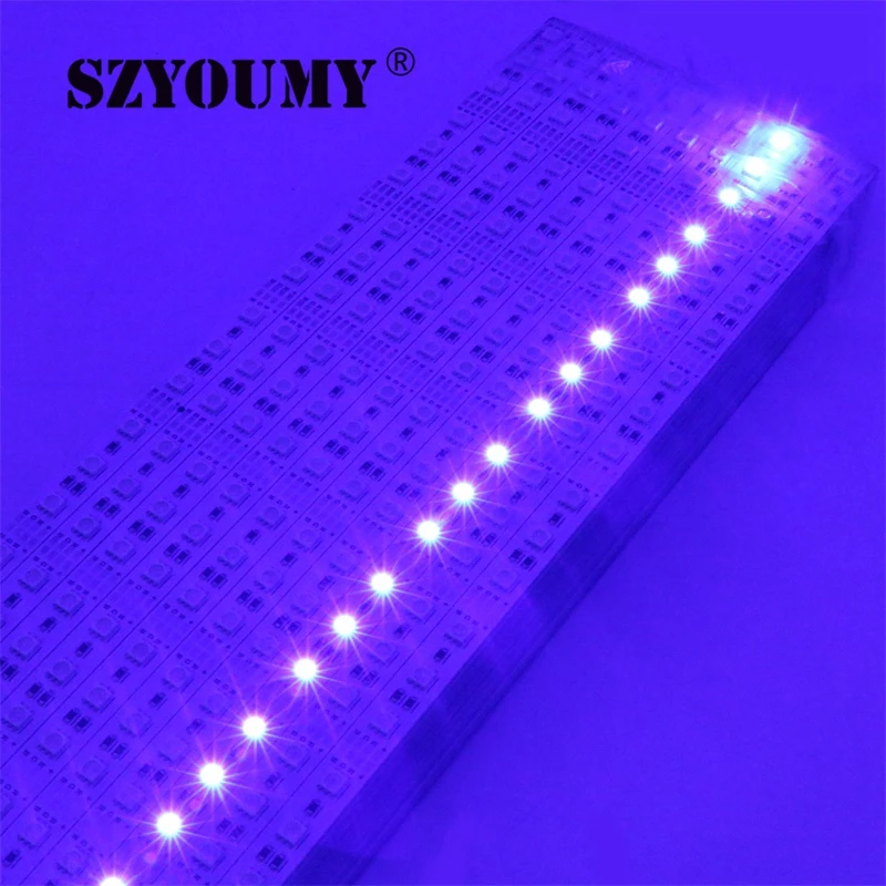 SZYOUMY100pcs/лот 5050 RGB светодиодный фонарь DC12V Водонепроницаемый 50 см x 60x72 СВЕТОДИОДНЫЙ Алюминиевый жесткий Светодиодные ленты светодиодный жесткий rigidstrip бар света