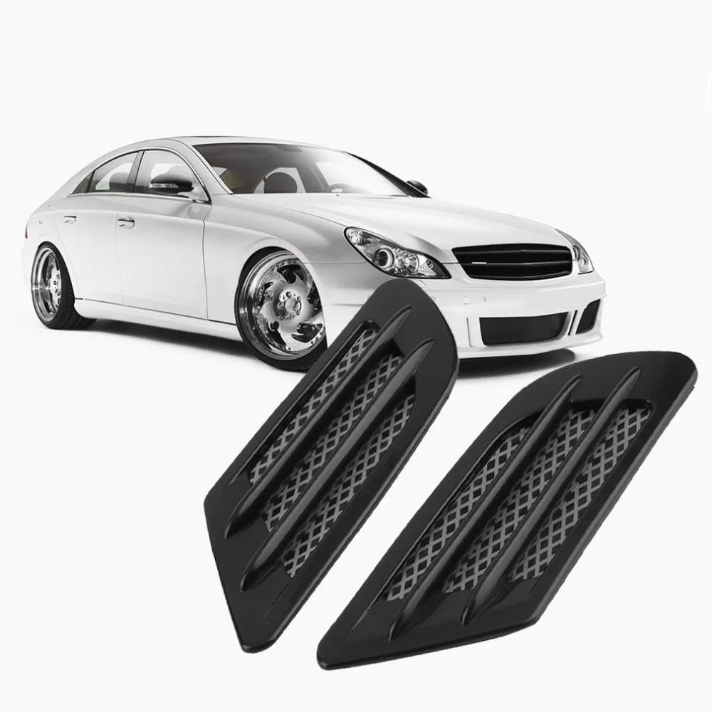 Car Vent Fender Hole Cover Side Air Flow Intake Grille Duct Decoration Sticker S