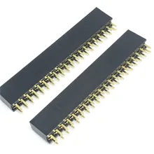 10PC Break-Away Dual Male Header 2.54mm 2x20pin Strip for Raspberry Pi Zero GPIO